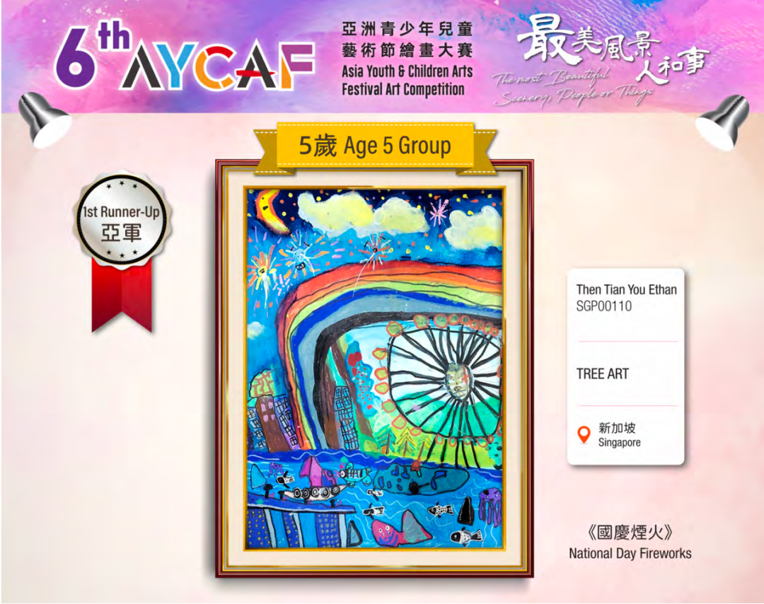 TREE ART Students Shine at the Asian Youth Art Festival Painting Competition image 7
