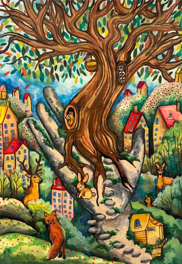 Artwork, Ages 9–10 · Gold Award